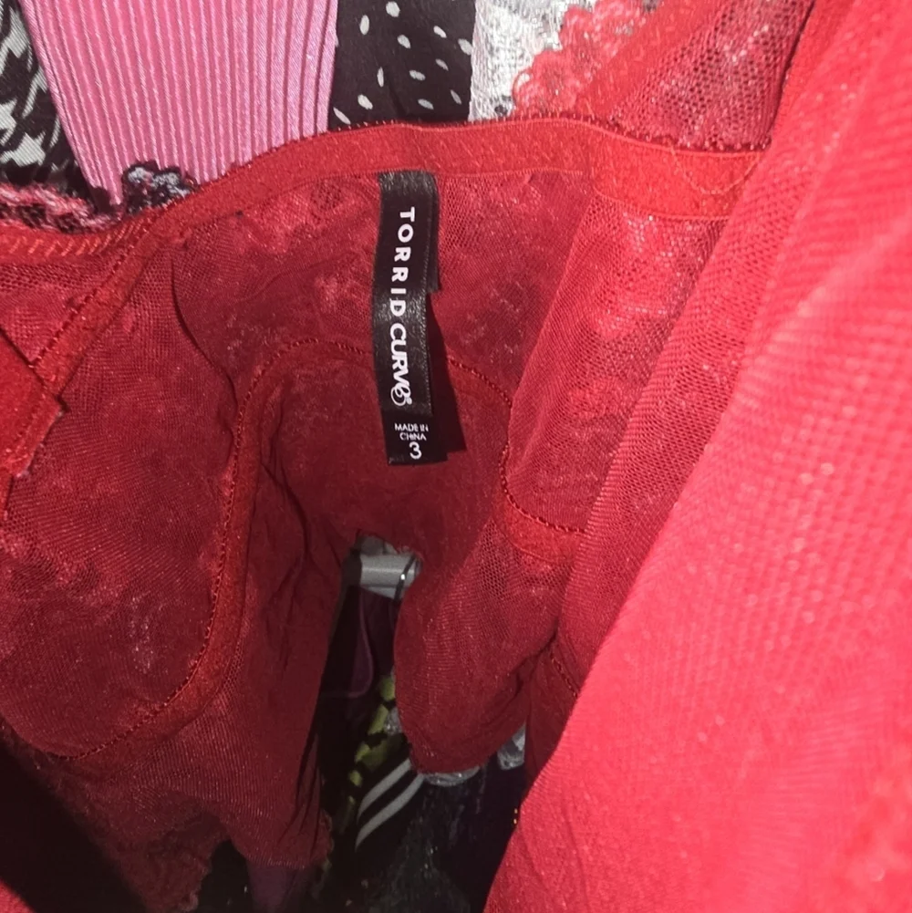 Like new Torrid Plaid Lace Bralette 3x